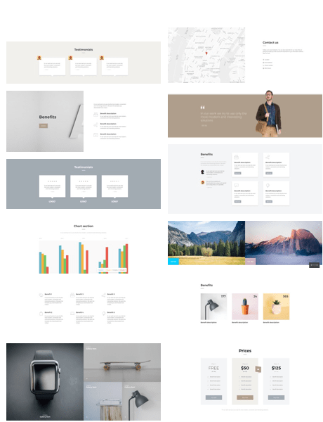 website sample page 1